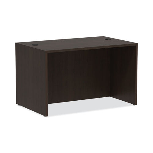 Alera Valencia Series Straight Front Desk Shell, 47.25" x 29.5" x 29.63", Espresso-(ALEVA214830ES)