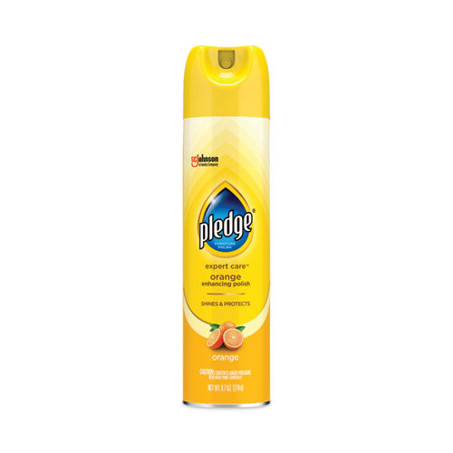 Furniture Polish, Orange Clean Scent, 9.7 oz Aerosol Spray-(SJN336385EA)