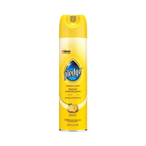 Furniture Polish, Lemon, 9.7 oz Aerosol Spray-(SJN336298EA)