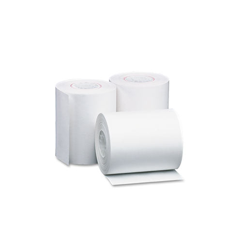 Direct Thermal Printing Thermal Paper Rolls, 4.38" x 127 ft, White, 50/Carton-(ICX90782987)