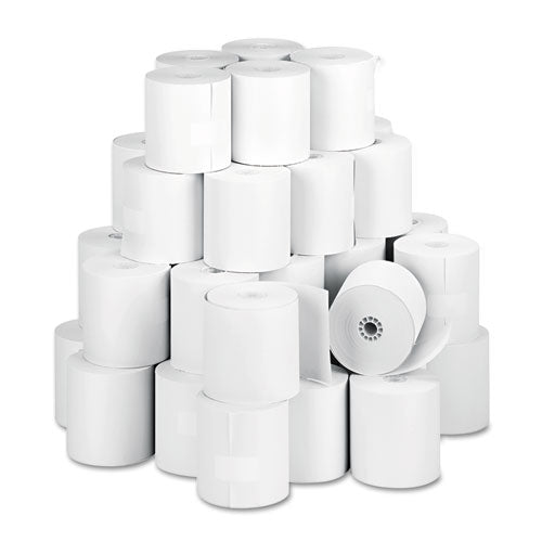 Impact Bond Paper Rolls, 3" x 150 ft, White, 50/Carton-(ICX90742238)