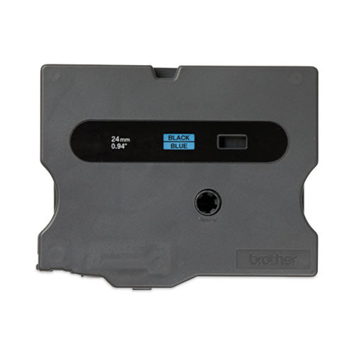 TX Tape Cartridge for PT-8000, PT-PC, PT-30/35, 1" x 50 ft, Black on Blue-(BRTTX5511)