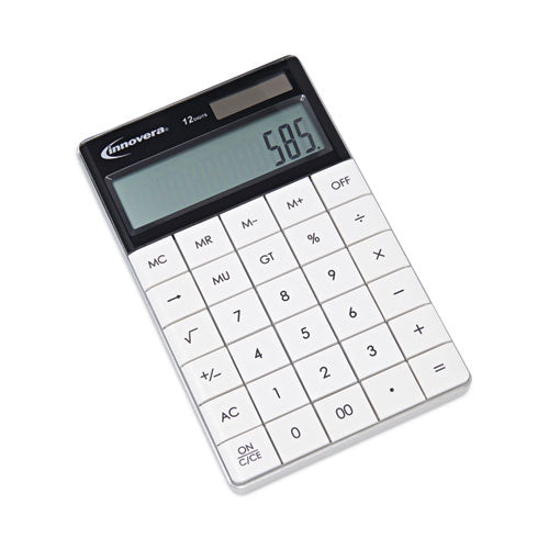 15973 Large Button Calculator, 12-Digit LCD-(IVR15973)