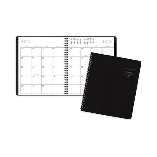 Contemporary Lite Monthly Planner, Contemporary Lite Artwork, 11 x 9, Black Cover, 12-Month (Jan to Dec): 2023-(AAG7026XL05)