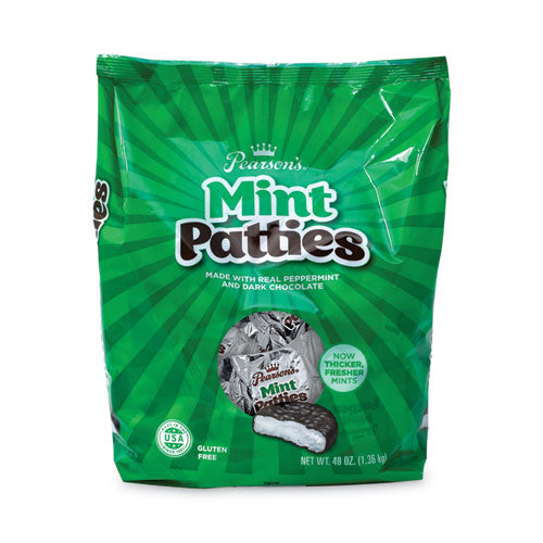 Mint Patties,175 Individually Wrapped, 3 lb Bag, Ships in 1-3 Business Days-(GRR20900558)