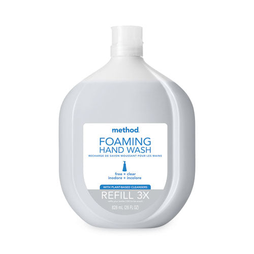 Foaming Hand Wash Refill Tub, Fragrance-Free, 28 oz Tub, 4/Carton-(MTH10595)