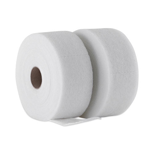 TrapEze Disposable Dusting Sheets, 5" x 125 ft, White, 250 Sheets/Roll, 2 Rolls/Carton-(BWK582505)
