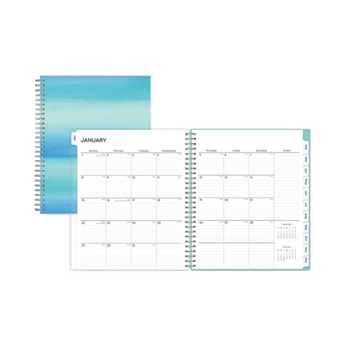 Chloe Frosted Monthly Planner, Chloe Artwork, 10 x 8, Blue Cover, 12-Month (Jan to Dec): 2023-(BLS140194)