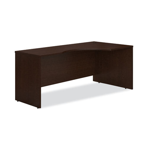 Series C Collection Corner Desk Module, Right, 71.13" x 35.5" x 29.88", Hansen Cherry/Graphite Gray-(BSHWC12923)