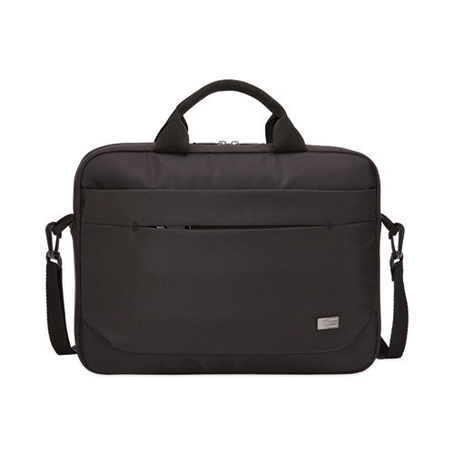 Advantage Laptop Attache, Fits Devices Up to 15.6", Polyester, 16.1 x 2.8 x 13.8, Black-(CLG3203988)