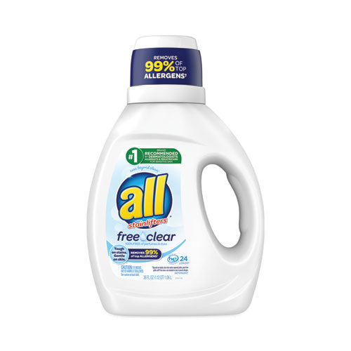 Ultra Free Clear Liquid Detergent, Unscented, 36 oz Bottle-(DIA73943EA)
