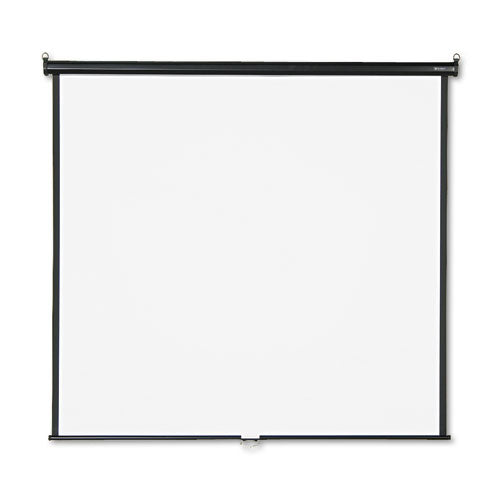 Wall or Ceiling Projection Screen, 70 x 70, White Matte Finish-(QRT670S)