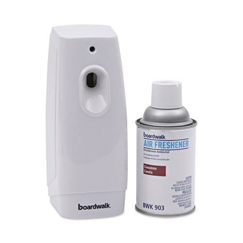 Air Freshener Dispenser Starter Kit, White, Cinnamon Sunset, 5.3 oz-(BWK907)