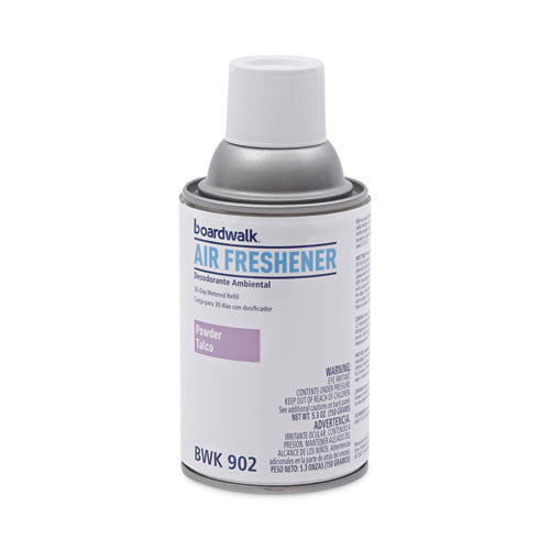 Metered Air Freshener Refill, Powder Mist, 5.3 oz Aerosol Spray, 12/Carton-(BWK902)