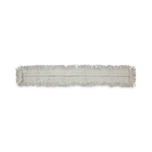 Disposable Dust Mop Head, Cotton, Cut-End, 60w x 5d-(BWK1660CT)