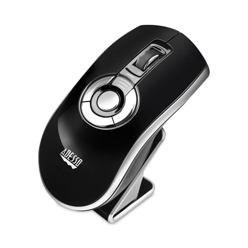 Air Mouse Elite Wireless Presenter Mouse, 2.4 GHz Frequency/100 ft Wireless Range, Left/Right Hand Use, Black-(ADEIMOUSEP20)