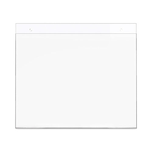 Classic Image Wall-Mount Sign Holder, Landscape, 11 x 8.5, Clear-(DEF68301)