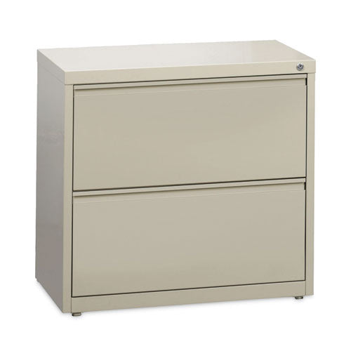 Lateral File Cabinet, 2 Letter/Legal/A4-Size File Drawers, Putty, 30 x 18.62 x 28-(HID14970)