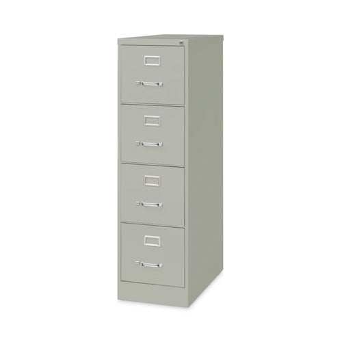 Vertical Letter File Cabinet, 4 Letter-Size File Drawers, Light Gray, 15 x 26.5 x 52-(HID14029)