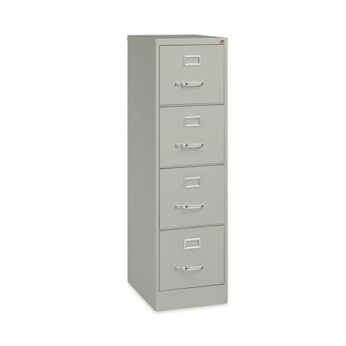 Vertical Letter File Cabinet, 4 Letter-Size File Drawers, Light Gray, 15 x 22 x 52-(HID22733)