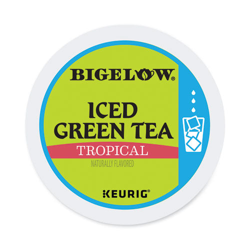 Tropical Iced Green Tea, K-Cup, 0.10 oz, 22/Box-(GMT2870)