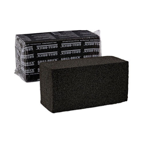 Grill Brick, 8 x 4, Black, 12/Carton-(BWKGB12PC)