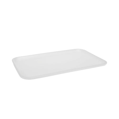 Supermarket Tray, #16, 11.7 x 7.3 x 0.65, White, Foam, 250/Carton-(PCT0TF116S00000)