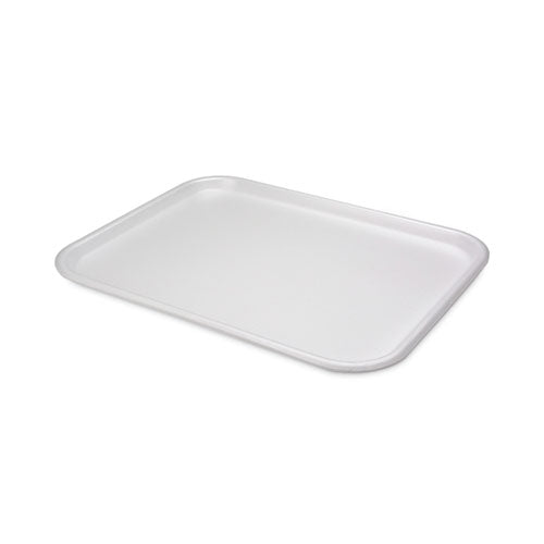 Supermarket Tray, #1216, 16.25 x 12.63 x 0.63, White, Foam, 100/Carton-(PCT0TF112160000)