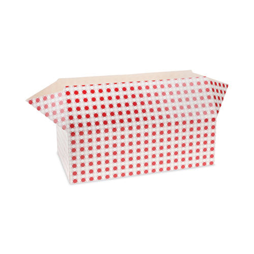 Paperboard Box, Medium Dinner Box, 9 x 5 x 4.5, Basketweave, Paper, 400/Carton-(PCTDDNRBW)