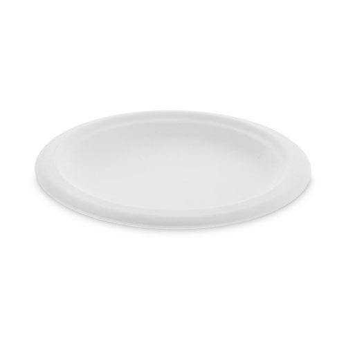 EarthChoice Compostable Fiber-Blend Bagasse Dinnerware, Plate, 6" dia, Natural, 1,000/Carton-(PCTMC500060001)