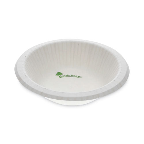EarthChoice Pressware Compostable Dinnerware, Bowl, 12 oz, White, 750/Carton-(PCTPSB12EC)