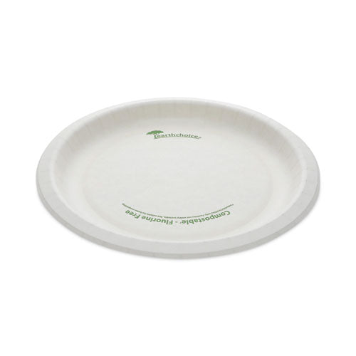 EarthChoice Pressware Compostable Dinnerware, Plate, 9" dia, White, 450/Carton-(PCTPSP09EC)