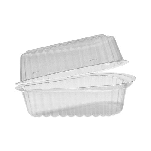 Hinged Lid Pie Wedge Container, 6" Pie Wedge, 4.5 x 4.5 x 2.5, Clear, Plastic, 510/Carton-(PCTYCI890060000)