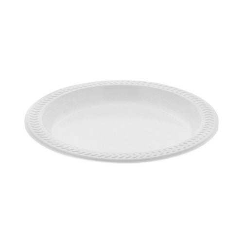 Meadoware Impact Plastic Dinnerware, Plate, 6" dia, White, 1,000/Carton-(PCTYMI6)