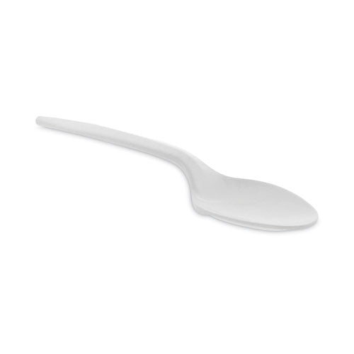 Fieldware Cutlery, Spoon, Mediumweight, White, 1,000/Carton-(PCTYFWSWCH)