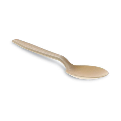 EarthChoice PSM Cutlery, Heavyweight, Spoon, 5.88", Tan, 1,000/Carton-(PCTYPSMSTEC)