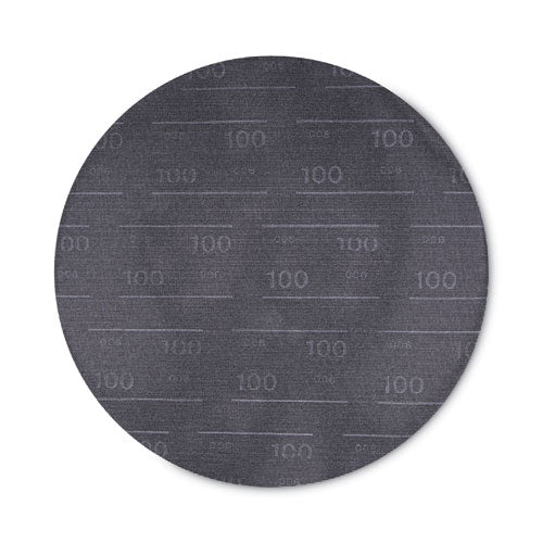 Sanding Screens, 20" Diameter, 100 Grit, Black, 10/Carton-(BWK502010010)