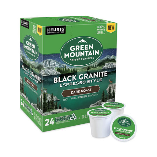 Black Granite Espresso Style K-Cups, 24/Box-(GMT9530)