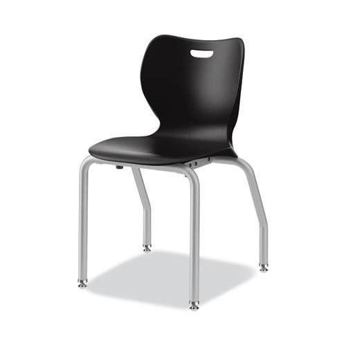 SmartLink Four-Leg Chair, 19.5" x 19.63" x 31", Onyx Seat, Onyx Base, 4/Carton-(HONSL4L18EONP)