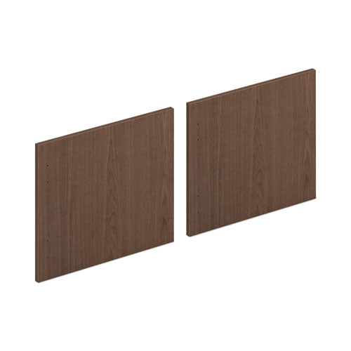 Mod Laminate Doors for 72"W Mod Desk Hutch, 17.86 x 14.82, Sepia Walnut  2/Carton-(HONLDR72LMLE1)