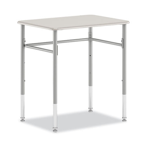 SmartLink Student Desk, Rectangle,  20" x 26" x 23" to 33", White, 2/Carton-(HONRECT2026EG1T)