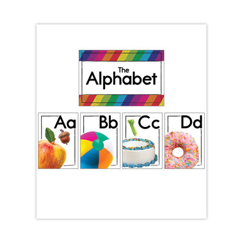 Curriculum Bulletin Board Set. Alphabet, 27 Pieces-(CDP110517)