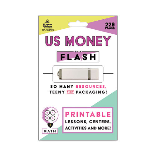 In a Flash USB, US Money, Ages 6-8, 229 Pages-(CDP109579)