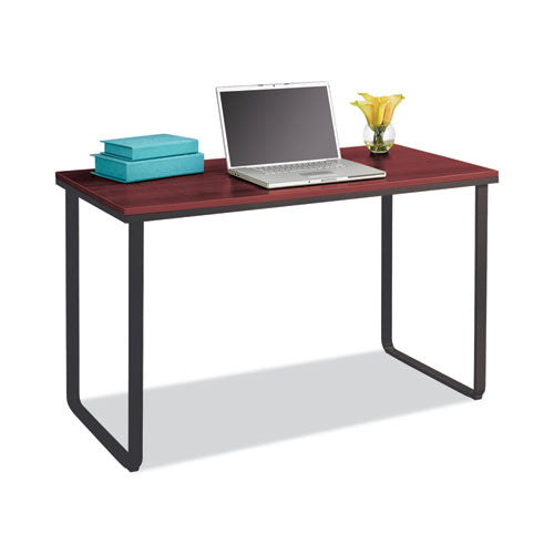 Steel Desk, 47.25" x 24" x 28.75", Cherry/Black-(SAF1943CYBL)