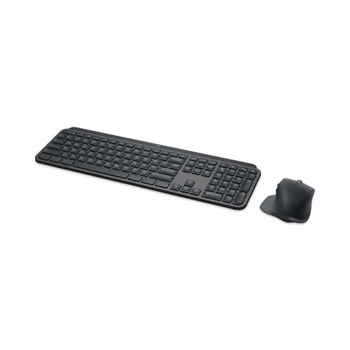 MX Keys Combo for Business Wireless Keyboard and Mouse, 2.4 GHz Frequency/32 ft Wireless Range, Graphite-(LOG920009292)