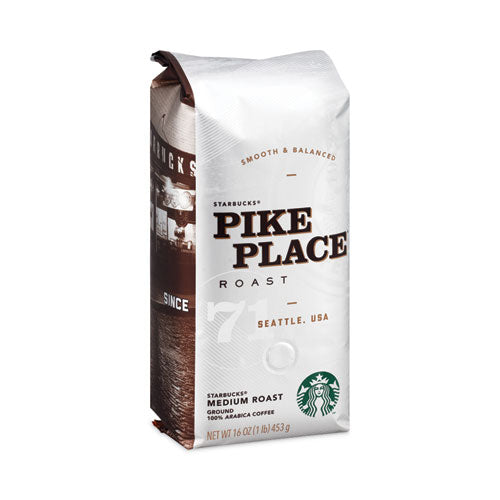 Coffee, Pike Place, 1 lb Bag, 6/Carton-(SBK11018186CT)