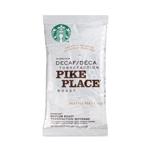 Coffee, Pike Place Decaf, 2.7 oz Packet, 72/Carton-(SBK11023061CT)