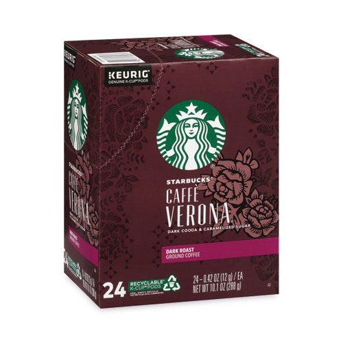 Caffe Verona Coffee K-Cups Pack, 24/Box-(SBK011111160)