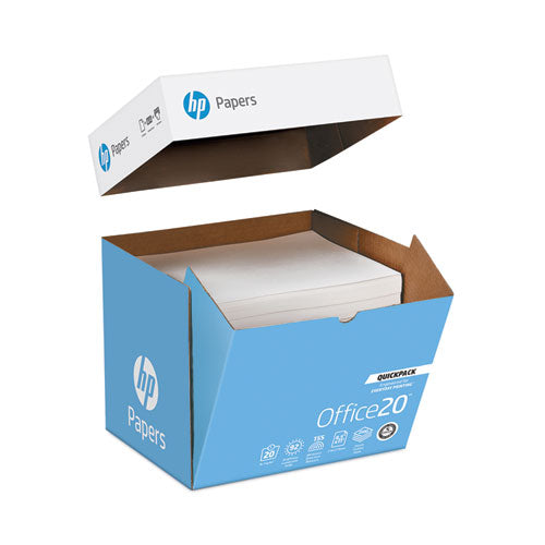 Office20 Paper, 92 Bright, 20 lb Bond Weight, 8.5 x 11, White, 2, 500/Carton-(HEW112103)