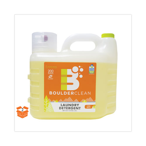 Liquid Laundry Detergent, Citrus Breeze, 200 oz Bottle, 2/Carton-(BCL003038CT)